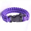Pulseira Salva-Vidas para Atividades ao Ar Livre Pulseira de Emergência Combinação de Cores Trançada Destacável Paracord Multifuncional Pulseira de Sobrevivência Pulseira com Apito