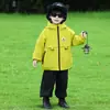Jaqueta outonal estilosa para meninos, nova coleção 2026, agasalho de primavera e outono para bebês e meninos pequenos, roupas infantis da moda