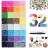 Em Estoque Atacado Conjunto de Cores Mistas com 40 Compartimentos Strass de Resina com Fundo Plano 3mm Acessórios para Unhas Artesanais DIY Acessórios para Roupas