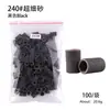 Anillos de Lijado para Pulir Uñas, Rollos de Papel de Lija para Pulir, Anillos de Lijado de Alta Calidad para Brocas de Uñas, Coloridos, 100 Piezas/Paquete