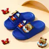 Nuevas Pantuflas Infantiles para Niños y Niñas, Edades 3-12, Lindo Oso de Dibujos Animados para Bebé, Pantuflas de Verano Antideslizantes