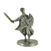 Adornos Sólidos de Guerreros Antiguos, Guerreros Retro de Cobre Blanco, Modelos de Soldados Antiguos, Juguetes Hechos a Mano para Juegos de Mesa