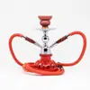 Barra de Hookah Árabe Popular Exclusiva Transfronteriza Hookah de Vidrio de Tubo Simple y Doble Set Completo de Shisha