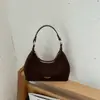 Bolsa de ombro casual, de alta qualidade, estilo coreano, uma bolsa de ombro nichada e estilosa para o dia a dia, apresentando cor sólida, design retrô e um estiloso formato crossbody.