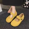 Tênis Birkenstock Slip-On de Solado Grosso para Aumentar a Altura para Mulheres 2025 Novo Outono com Saia Sapatos Mary Jane Sapatos Gorro