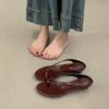 Chanclas de Diseñador Únicas de Tacón Bajo Verano 2026 Nuevas Sandalias de Tira Abiertas Versátiles para Mujer