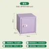 Gabinete de Almacenamiento de Escritorio con Cerradura para Oficina y Dormitorio, Caja Metálica a Prueba de Polvo con Contraseña, Gabinete para Archivos A4 de Portátil