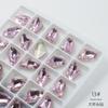 Joyería para uñas K9 con diamante cuadrado rosa, corazón torcido en forma de corazón, diamante con base puntiaguda, diamante rosa, accesorios para uñas mixtos