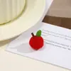DIY Crianças Criativas Feito à Mão Mini Bola de Cabelo de Fruta Grande e Pequena Caqui Boneca Decorativa Fruta Grampo de Cabelo Bola de Cabelo DIY