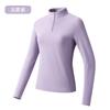 Meia-Zip Antibacteriano de Infravermelho Distante Secagem Rápida Manga Longa Masculino e Feminino Primavera e Outono Novo Camiseta Longa Casual Esportiva Camisetas de Corrida
