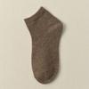 Calcetines de lana para mujer calcetines finos de lana forrados de felpa pelo de conejo a prueba de frío cálidos cortos suaves pegajosos invierno tobilleros bajos