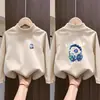 Peluche de Niño Pequeño Cuello Semi Alto Capa Base Otoño Camiseta de Manga Larga para Niños Invierno/Otoño Talla Mediana a Grande Cálido Versátil