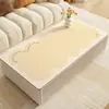 Mantel de Mesa de Cuero de Silicona 2025, Mantel de Mesa Lujoso y de Gama Alta, Impermeable, Resistente al Aceite, Fácil de Limpiar, Resistente al Calor, Resistente a Altas Temperaturas para Mesa de Café