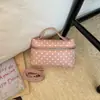 Bolso cuadrado pequeño de lunares de moda transfronterizo para mujer, nuevo diseño de nicho de verano 2026 bolso de mano para hombro bolso cruzado para mujer