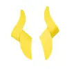 Pendientes Europeos y Americanos Transfronterizos Más Vendidos Pendientes Grandes Retorcidos con Pintura Brillante Estilo Ins Japonés y Coreano Moda Simple Pendientes Distintivos para Mujer