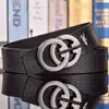 Cinturón de Cuero para Hombre de Moda Celebridad de Internet Tiktok Cinturón de Piel de Vaca Casual para Hombre Transfronterizo Cinturón Negro para Pantalones Hombres Cuadros