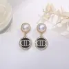 Brincos de agulha de prata S925 de alta qualidade com incrustação de diamantes geométricos, design simples e de nicho, temperamento, brincos de letra versáteis brincos
