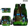 2024 Novo Produto Transfronteiriço Astro Bot Universe Robô Conjunto de Três Peças Mochila Escolar Bolsa de Ombro Estojo Mochila