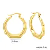 Pendientes Clásicos Europeos y Americanos en Forma de C Transfronterizos, Pendientes Metálicos Creativos de Estilo Fresco de Moda Personalizados, Pendientes de Acero Inoxidable para Mujer