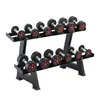 Estante para Mancuernas para Uso en Casa, Soporte Triangular Pequeño para Mancuernas de Hombre, Almacenamiento para 3 Pares, 6 Pares, Set de Estante para Mancuernas Comercial para Gimnasio