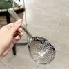 Cuchara de servir de acero inoxidable 304 Dorada Grande para el hogar Cuchara grande para arroz Cuchara para sopa Colador Especial para hotel Cuchara pública