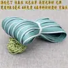 Qipao Hanfu Dos Tonos Gris y Blanco, Gris y Verde, Gris y Blanco con Verde Pasta de Frijol, Verde y Blanco con Bordes en Relieve, Tiras de Borde para Ropa Hechas a Mano