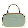 Bolsa Carteiro Transfronteiriça com Corrente para Mulheres 2025 Nova Moda Bolsa de Mão Simples Popular Bolsa de Ombro Transversal Bolsa Pequena para o Dia a Dia