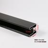 Accesorios para particiones de baño Barra de unión engrosada china Viga superior Abrazadera para inodoro Tubo Tira de presión 12/18mm aluminio