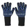 Resistentes a Altas Temperaturas Silicona Horno Barbacoa Anti-quemaduras Horno Microondas Resistente al Desgaste Cable Aislante Prepoxy Retardante de Llama Barbacoa Guantes Ignífugos