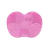 Almohadilla de Limpieza para Cepillos Apple de Silicona Almohadilla de Limpieza para Cepillos de Silicona con Ventosa Almohadilla de Limpieza para Brochas de Maquillaje Almohadilla de Limpieza para Brochas de Belleza