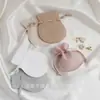 Bolsa de Microfibra Personalizada em Formato de Cabaça com Cordão de Veludo Dupla Face para Brincos, Anéis e Colares