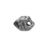 Plata de Ley S925 Espaciador Viejo Personalizado Patrón de Meteorito Espaciador Asimétrico Cuentas Espaciadoras Pulsera DIY Accesorios de Plata