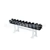 Estante de mancuernas de una sola capa 5 pares de mancuernas puede sostener mancuernas hexagonales sin arrastre estante de mancuernas herramienta de gimnasio