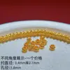 Pulsera de Plata S925 Chapada en Oro con Cuentas Espaciadoras Grabadas Accesorios Cuentas Sueltas Accesorios de Producción DIY