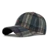 Gorras de Comercio Exterior para Hombres y Mujeres en Otoño e Invierno Nuevas Gorras de Béisbol Clásicas a Cuadros Gorras de Visera Dura que Muestran la Cara Gorras de Pato Sombreros para el Sol