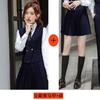 Uniforme JK para Homens e Mulheres Estilo Universitário Roupas de Trabalho para Professores de Jardim de Infância Roupas de Negócios Recepcionista de Bar Traje de Esteticista