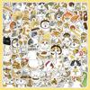 100 adesivos de gato B cartoon gatinho mão conta adesivos de telefone móvel shell epóxi tablet computador copo de água adesivos à prova d'água