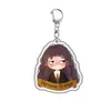 Llavero acrílico con tema de anime laminado, accesorio de decoración personalizado, colgante creativo para mochila, DIY