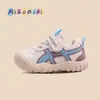 Zapatos para bebés y niños pequeños, nuevos zapatos individuales antideslizantes para niños de primavera y otoño, zapatos funcionales de color block de moda para niñas, zapatos casuales para 1-3 años