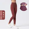 Nuevos Pantalones de Fitness con Sensación de Segunda Piel para Mujer Cintura Alta Bolsillo Trasero Sin Líneas Embarazosas Moldeador de Glúteo de Durazno Ajustados Deportivos Yoga Pantalones Largos