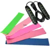 Cinturón de látex para saltar la cuerda, traje de fitness de nueve piezas para yoga, aro de 500 para el abuso de glúteos, cuerda de alambre de acero de 3 m para saltar en interiores