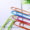 Clipes de papel com revestimento plástico de 100 mm / Clipes de papel coloridos suprimentos de escritório garantia de qualidade