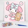 Pintura al Óleo Digital Niños Bricolaje Pintado a Mano Dibujos Animados Relleno de Color Pigmento Pintura Decorativa Pintada a Mano Fabricante Venta al por Mayor
