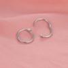 Aretes Aretes de botón para mujer Nueva moda Hebilla para la oreja Nicho Simple Versátil Aretes de botón para el cartílago de la oreja para mujer