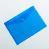 Bolsa de Archivo Transparente A4 de Gran Capacidad Personalizada PP Engrosado A5 Plástico con Broche A3 Almacenamiento Bolsa para Archivos de Contrato