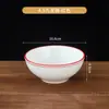 Louça de Hotel Restaurante Comercial Tigela Prato Colher Copo de Cerâmica Conjunto de Quatro Peças Restaurante Hunan Hotel Entretenimento