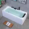 Bañera de Acrílico para Uso Doméstico, Doble Falda, Independiente, Apartamento Pequeño, Calefacción a Temperatura Constante, Luz de Siete Colores, Bañera de Hidromasaje con Burbujas y Masaje