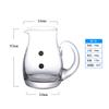Fábrica de Origen Dispensador de Licor de Vidrio Olla de Pingüino Dispensador Pequeño de Té Mar Dispensador de Vino con Escala Olla de Vino para el Hogar
