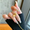 Collar de Tostada con Cara Sonriente de Moda Estilo Chino Nuevo Más Vendido en Xiaohongshu para Mujeres, Collar con Colgante de Pan, Envío Directo de Una Pieza