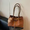 Bolso Retro para Mujer de Gran Capacidad 2025 Nuevo Otoño e Invierno Versátil Bolso de Hombro Axila Casual Trabajo Viajero Bolso Tote